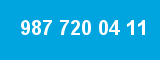 987 720 04 11 987 720 04 11
